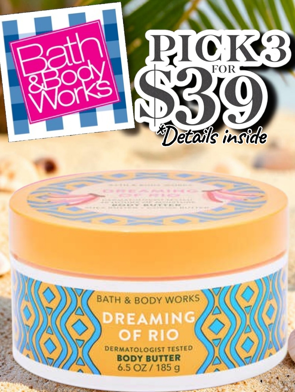 Bath & Body Works Covered Dreaming Of Rio Body Butter